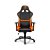 Крісло геймерське, дихаюча екошкіра, сталевий каркас, чорний+оранжевий (7 из 13)