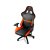 Крісло геймерське, дихаюча екошкіра, сталевий каркас, чорний+оранжевий (8 из 13)