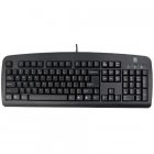 Клавиатура A4 KB-720-R Black, PS-2. 107 key, w-Ukr. keys, ergonomic