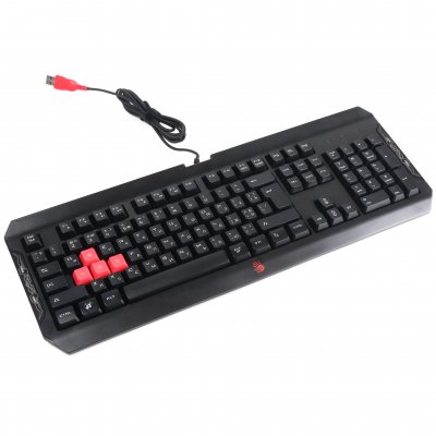 Клавіатура USB, ігрова, чорний (1 з 8)