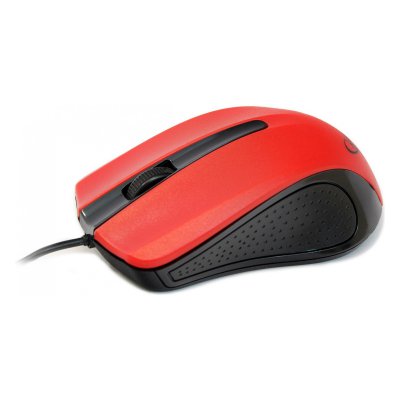 Оптична миша, USB інтерфейс, 1200 dpi, червоний (1 з 2)
