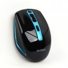 Миша бездротова A4-Tech G11-590 FX-3 V-Track, USB, чорний+синій Li-Battery