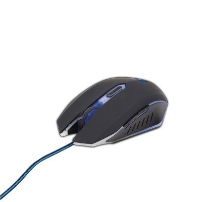 Оптична ігрова миша, USB інтерфейс, 2400 dpi, синій (1 з 5)