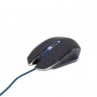 Оптическая игровая мышь, USB интерфейс, синий цвет