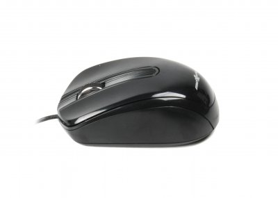 Миша оптична, USB, 1200 dpi, чорнa (1 з 4)