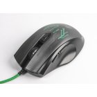 Оптична ігрова миша, USB інтерфейс, 3200 dpi, зелений
