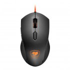 Мышь игровая, 3000 dpi, оранжевая подсветка