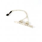 USB розетка на кронштейні 10P, довжина дроту 25 см