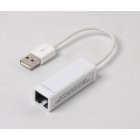 Адаптер USB2.0 to Ethernet 100Mb, белый