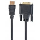 Кабель HDMI на DVI (двонаправлений), V1.3/19-пін, позолочені конектори, 1.8 м