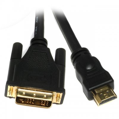 Кабель HDMI-DVI (18+1) 5 м, M/M, в блістері (1 з 3)