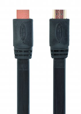 Кабель HDMI V.2.0, 4К 60 Гц, плоский, з позолоченими конекторами, 3 м (1 з 5)