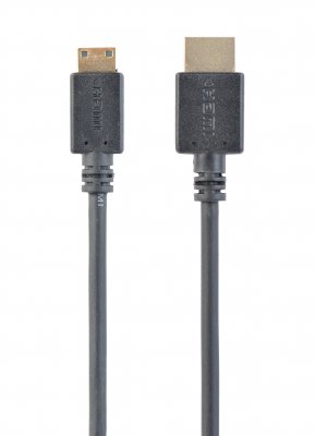 Кабель HDMI-C (mini) HDMI V.2.0, 4К 60 Гц, з позолоченими контактами, 3 м (1 з 3)