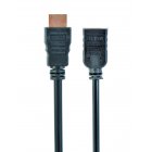 Подовжувач HDMI V.2.0, 4К 60 Гц, позолочені конектори, 1.8 м