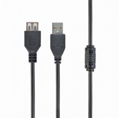 Подовжувач USB 2.0, A-тато/А-мама, 3 м, ферит (1 з 2)