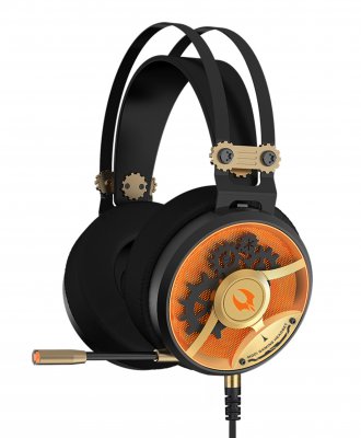 Golden Sound Наушники игровые с микрофоном, подсветка (1 из 4)
