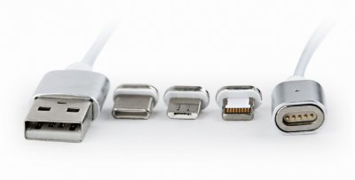 Кабель USB 2.0 AM-тато/Lightning/Micro/Type-C USB, 1.0 м (1 з 5)