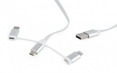 Кабель USB 2.0 AM-тато/Lightning/Micro/Type-C USB, 1.0 м (1 з 7)