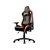 Крісло геймерське, дихаюча екошкіра, сталевий каркас, чорний+помаранчевий (2 из 10)
