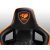 Крісло геймерське, дихаюча екошкіра, сталевий каркас, чорний+помаранчевий (8 из 10)