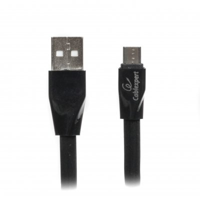 Кабель Cablexpert CCPB-M-USB-01BK, USB 2.0 A-тато/Micro B-тато, 1,0 м. (1 з 3)
