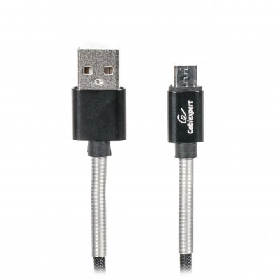 Кабель Cablexpert CCPB-M-USB-06BK, USB 2.0 A-тато/Micro B-тато, 1,0 м. (1 з 3)