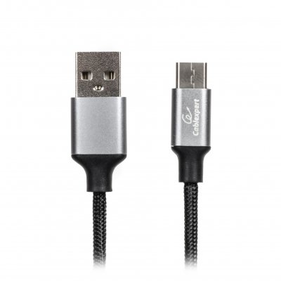 Кабель Cablexpert CCPB-C-USB-09BK, преміум якість USB 2.0 A-тато/C-тато,1 м. (1 з 3)