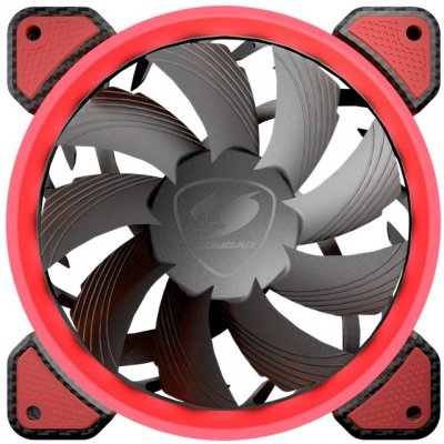Вентилятор Vortex FR 120 RED, Hydraulic Bearing, 3-4 Pin Adapter (1 из 8)