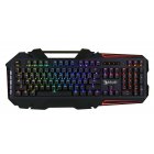 Клавіатура механічна ігрова, USB, RGB підсвічування, Full Light Strike Red