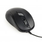 Оптична миша, USB інтерфейс, 1600 dpi, чорний