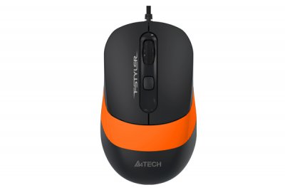 Миша дротова Fstyler, USB, 1600 dpi, чорний + помаранчевий (1 з 6)