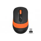 Миша бездротова Fstyler, USB, 2000 dpi, чорний + оранжевий
