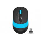 Миша бездротова Fstyler, USB, 2000 dpi, чорний + синій