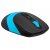 Миша бездротова Fstyler, USB, 2000 dpi, чорний + синій (2 из 6)