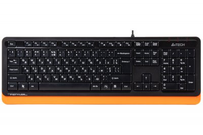 Клавіатура Fstyler Sleek MMedia Comfort, USB, помаранчевий (1 з 11)