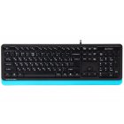Клавіатура Fstyler Sleek MMedia Comfort, USB, синій