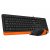 Комплект дротовий Fstyler клавіатура+миша, чорно-помаранчевий, USB (2 из 10)