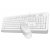 Комплект дротовий Fstyler клавіатура+миша, білий, USB (4 из 10)