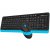 Комплект бездротовий Fstyler клавіатура+миша, синій, USB (3 из 10)