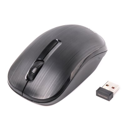 Миша бездротова, USB, 1200 dpi, чорнa (1 з 4)
