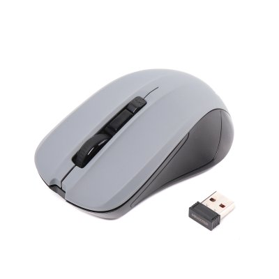 Миша бездротова, USB, 1600 dpi, сірa (1 з 4)