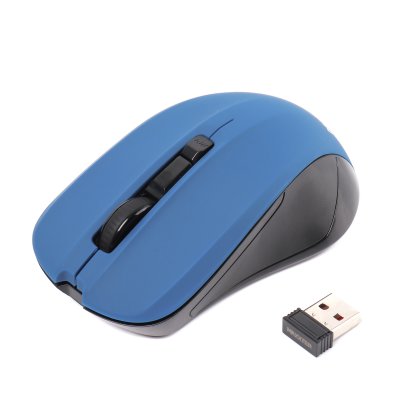 Миша бездротова, USB, 1600 dpi, синя (1 з 4)