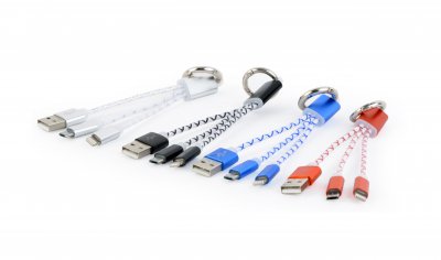 Кабель (брелок) USB 2.0 BM-тато/Lightning/Micro USB, 0.1 м (1 з 9)
