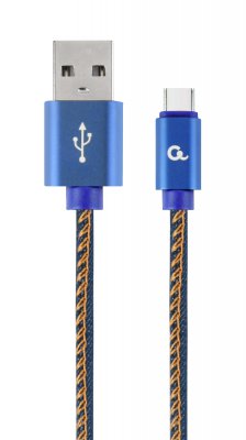 Кабель USB 2.0 A-тато/C-тато, 2 м, преміум, 2.1 А (1 з 2)