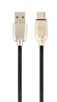 Кабель USB 2.0 A-тато/C-тато, 1 м, преміум, 2.1 А (1 з 2)