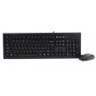 Комплект дротовий клавіатура+миша (KRS-85 + OP-620D), чорний, USB
