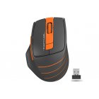 Мышь беспроводная A4tech Fstyler, USB, 2000dpi, (Black + Orange)