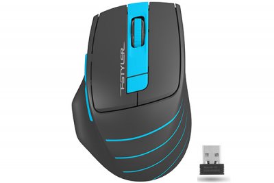 Миша бездротова A4tech Fstyler, USB, 2000 dpi, синій (1 з 6)