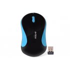 Миша бездротова V-Track USB, 1000 dpi, чорний + синій