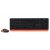 Комплект бездротовий Fstyler клавіатура+миша, чорно-помаранчевий, USB (2 из 5)
